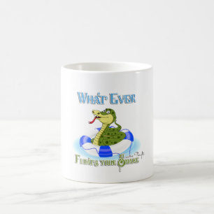 Mug Quel que soit ce qui flotte votre serpent