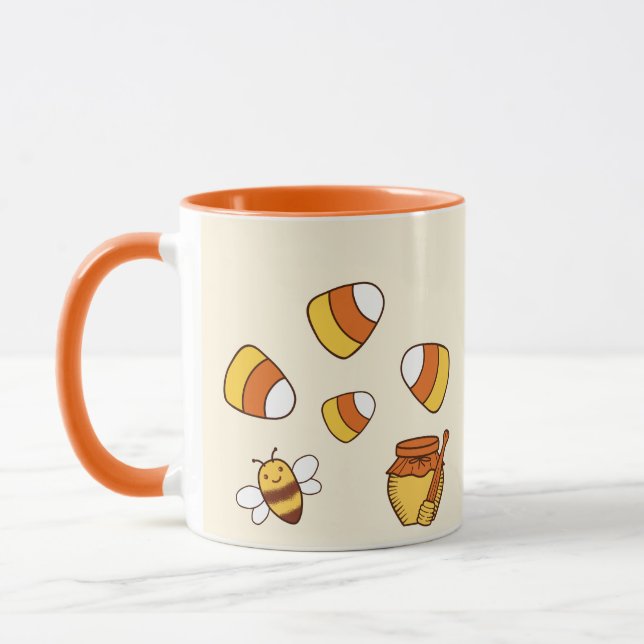 Mug Quelle douceur sont vos mots Candy Corn (Gauche)