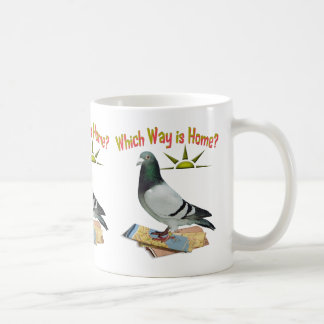 Mug Quelle manière est maison ? Art de pigeon