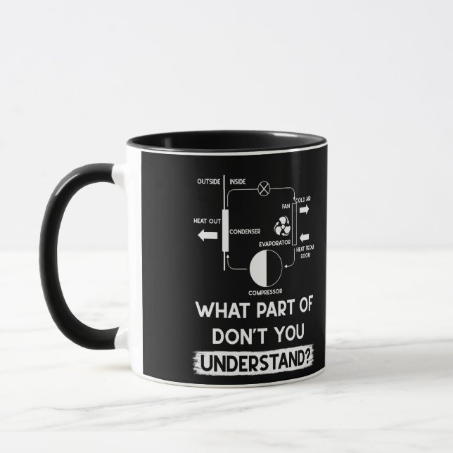 Mug Quelle partie ne comprenez-vous pas Technicien HVA (Gauche)