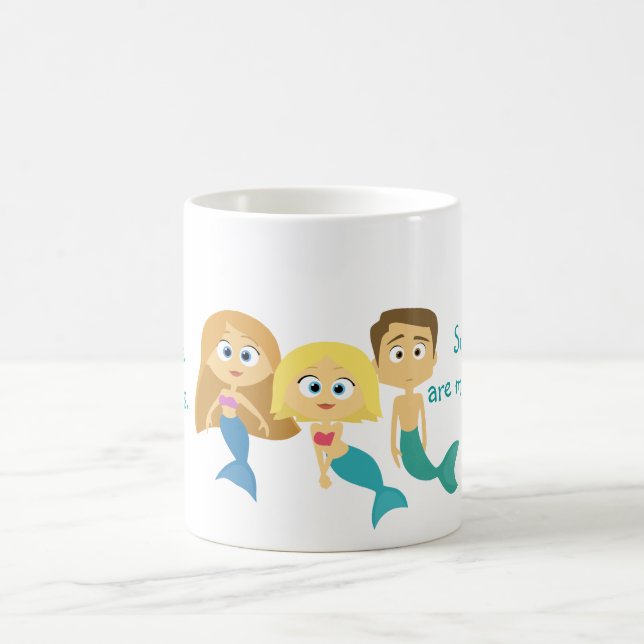 Mug "Quelques garçons sont des sirènes trop" (Centre)
