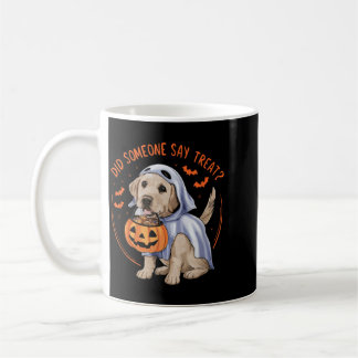 Mug Quelqu'un a dit friandise_ Halloween Labrador Chie