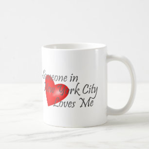 Mug Quelqu'un à New York City m'aime