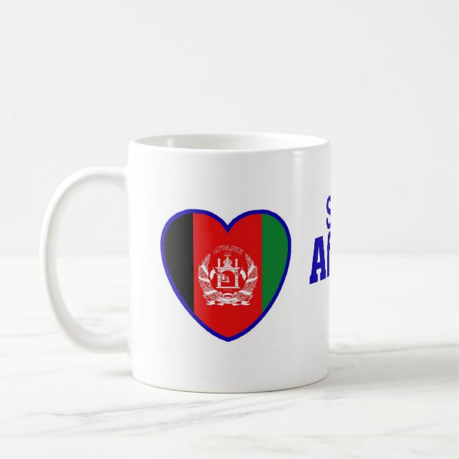 Mug Quelqu'un en Afghanistan m'aime (Gauche)