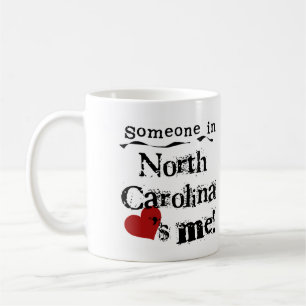 Mug Quelqu'un en Caroline du Nord m'aime