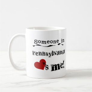 Mug Quelqu'un en Pennsylvanie m'aime