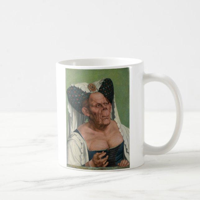 Mug Quentin Massys - dame âgée grotesque, 1515 (Droite)
