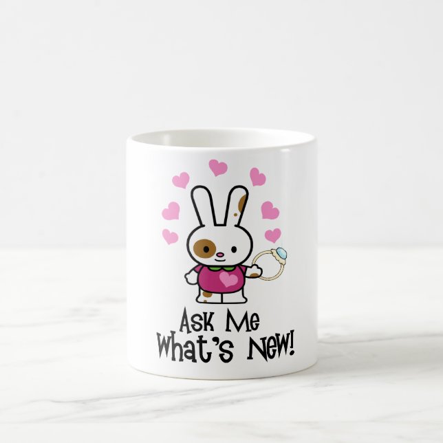 Mug Qu'est qu'il y a de neuf ? Lapin MIGNON de (Centre)
