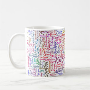 Mug Question Apprendre Nuage MotssTexte Motif Message