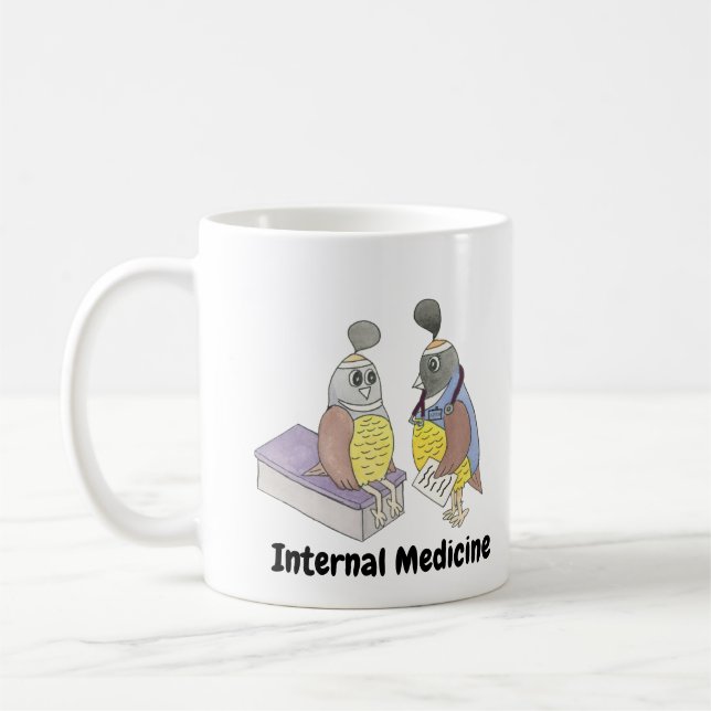 Mug Queue de médecine interne APRN (Gauche)