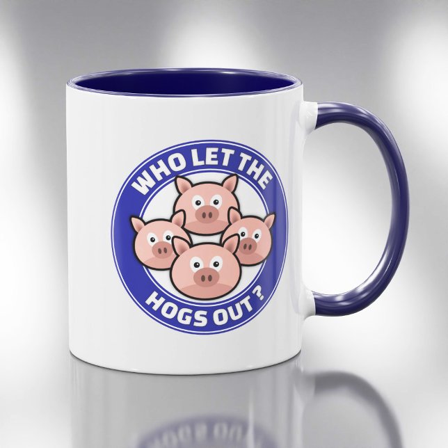 Mug Qui A Laissé Sortir Les Porcs (Créateur téléchargé)