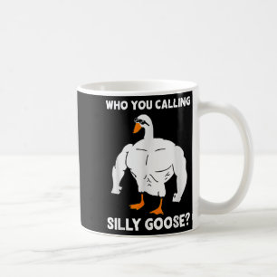 Mug Qui appelez-vous l'oie idiote Mème de gym drôle