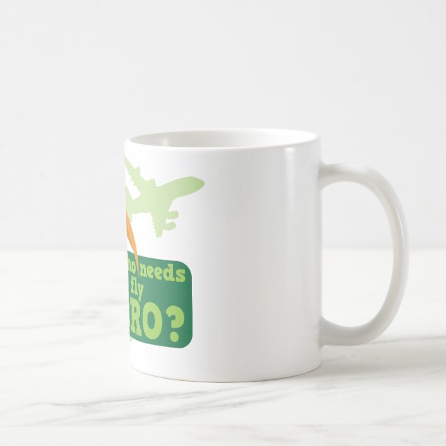Mug Qui doit piloter le bro ? humour d'oiseau de kiwi (Droite)