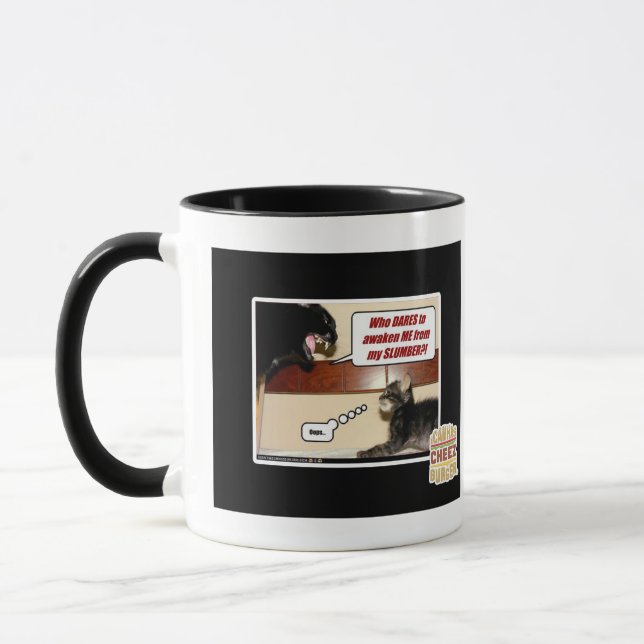 Mug Qui ose me réveille ? (Gauche)