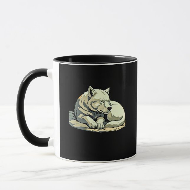 Mug Quiet Rest – Calm Animal Comfort (Gauche)