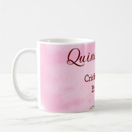 Mug Quinceanera anos 15e anniversaire ajouter nom text