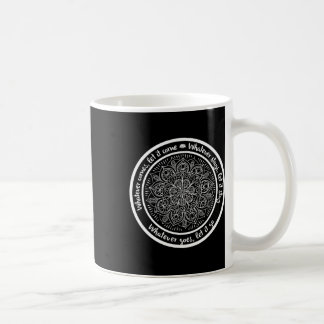 Mug Quoi qu'il arrive Méditation Mandala Yoga Citation