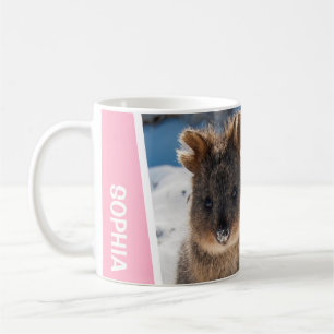 Mug Quokka sur la plage Australie Photo d'animal migno