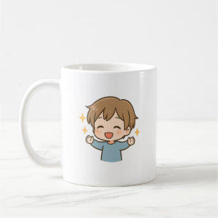 Mug quotidien Chibi Mignon et Heureux