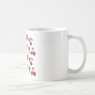 Mug RAB Rockabilly très cerise cerises sur blanc