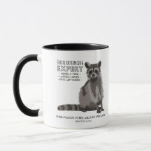 Raccoon de la détresse sociale