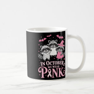 Mug Raccoon de sensibilisation au cancer du sein Hallo
