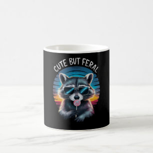 Mug Raccoon mignon mais feral Funny