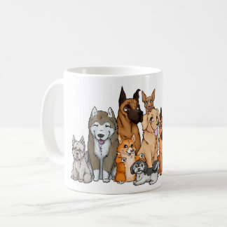 Mug Races mignonnes de chien