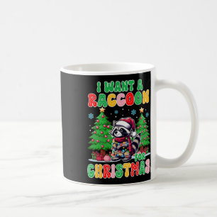 Mug Racoon Lover Noël Noël Noël Noël Je Veux Un Raccoo