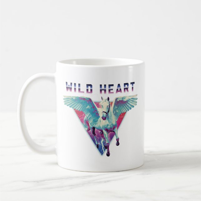 Mug Rad Pegasus de coeur sauvage (Gauche)