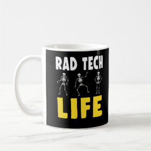 Mug Rad Tech Humour Skeletons Radiologie Xray