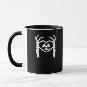 Mug Radiologie X-Ray Tech Coeur en forme de squelette