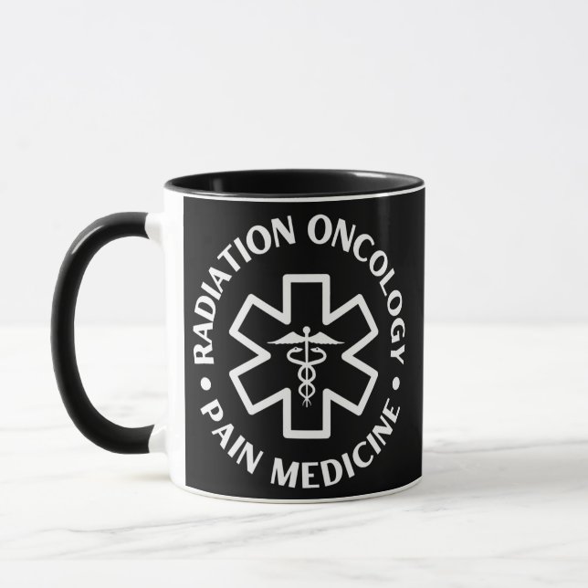 Mug Radiooncologie Médecine de la douleur Médecin Infi (Gauche)