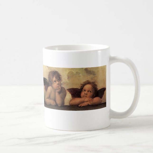 Mug Raffaello Sistine Madonna Angels (Droite)
