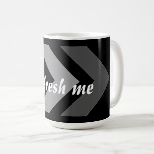 Mug Rafraîchissez-moi Texte d'image personnalisée Impu