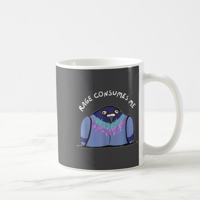 Mug Rage Consumes Me Funny Geon Meme Hand Drawn  (Droite)
