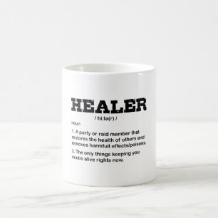 Mug RAID HEALER Funny Gamer Joueur Vidéo Girer