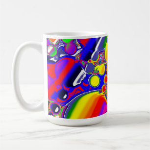 Mug Rainbow Blast Art Abstrait