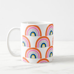 Mug Rainbow chats sans couture enfants motif. Joli tir