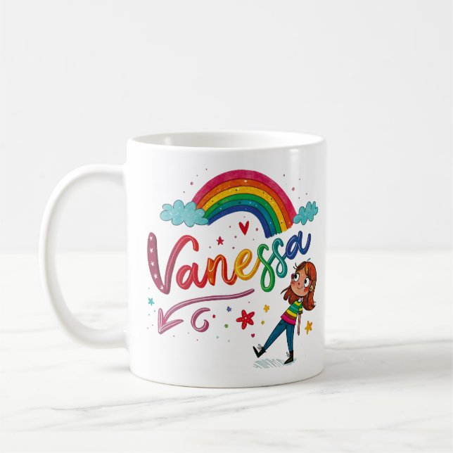 Mug Rainbow girl Vanessa 3 (Gauche)