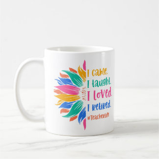 Mug Rainbow Ne Sous-Estime Jamais Un Enseignant D'Écol