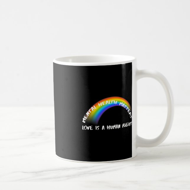 Mug Rainbow Pride LGBTQ - L'amour est un droit humain (Droite)