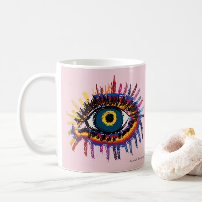 Mug Rainboweye (Avec donut)