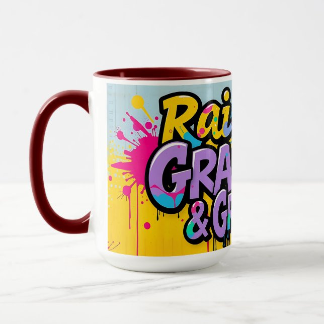Mug Raised by Legends Grandma & Grandpa  (Gauche)