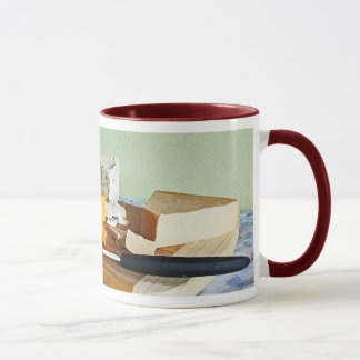 Mug Raisins cheddar de pain et de fromages bleus