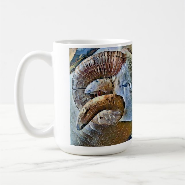 MUG RAM SHEEP FARM ANIMAL (Gauche)
