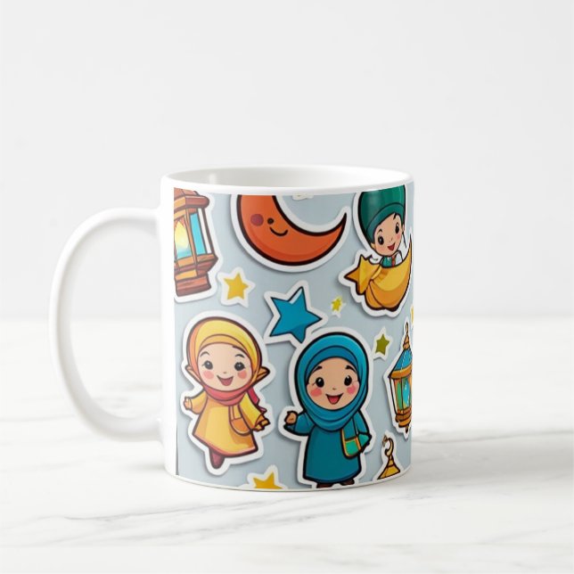 Mug Ramadan Moubarak Les enfants s'agglutinent (Gauche)