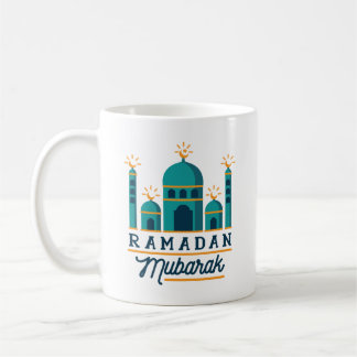 Mug Ramadan Mubarak Mosque Crescent Art