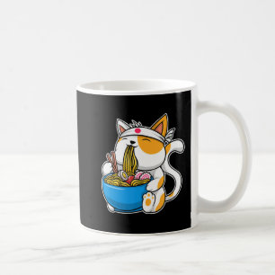 Mug Ramen Cute Chat Kawaii Anime Nourriture Japonaise 