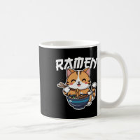 Ramen Noodle Neko Chat Japonais Kawaii Manga Anime